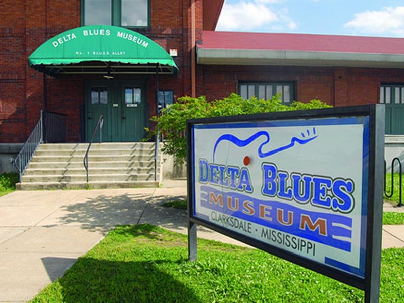 Delta Blues Museum Exterior - Sweet Magnolia Tours