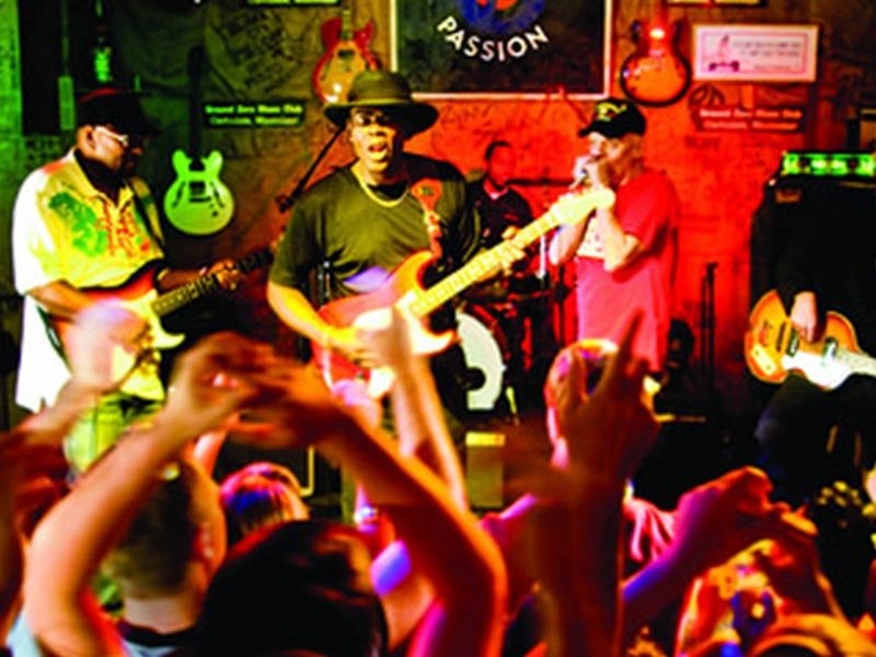 Band Playing Music - Sweet Magnolia Tours